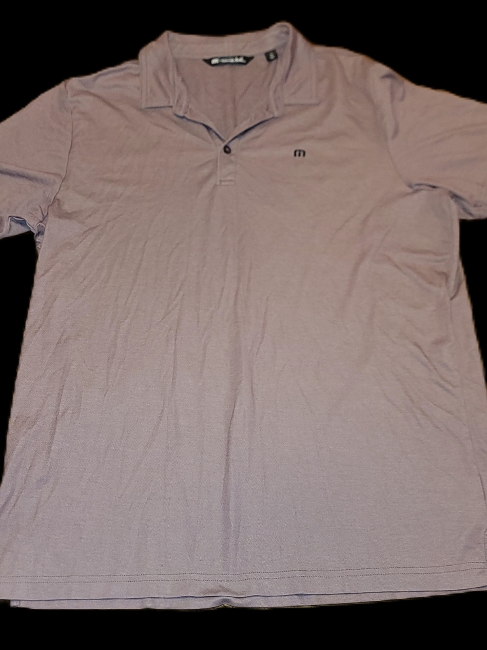 Travis Mathew Men's Polo Shirt - Light Mauve XL